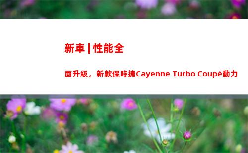 新車 | 性能全面升級，新款保時捷Cayenne Turbo Coupé動力參數曝光
